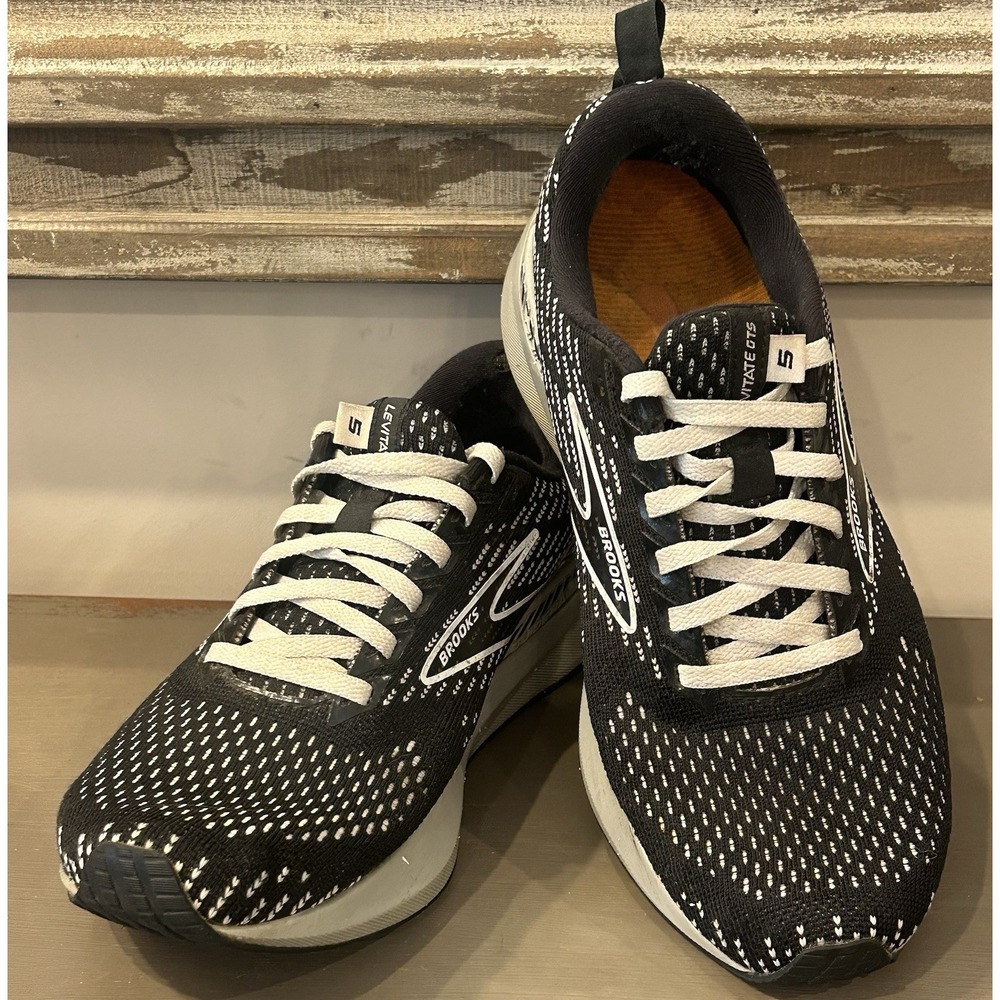 Brooks Levitate GTS 5 Running Shoes Black/Grey/White Size Womens Size 7M